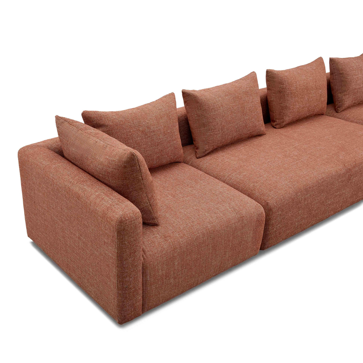 Hangover Heavy Textured Fabric 145" Long Sofa by TOV Furniture at Eve Furniture