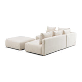 Hangover Heavy Textured Fabric 4-Piece Modular Chaise Sectional by TOV Furniture at Eve Furniture