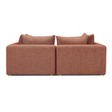 Hangover Heavy Textured Fabric Loveseat by TOV Furniture at Eve Furniture