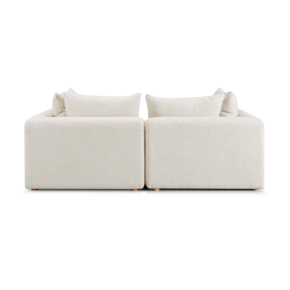 Hangover Heavy Textured Fabric Loveseat by TOV Furniture at Eve Furniture