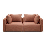 Hangover Heavy Textured Fabric Loveseat by TOV Furniture at Eve Furniture