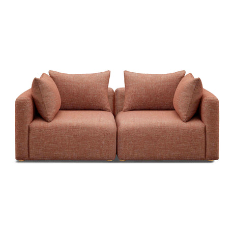 Hangover Heavy Textured Fabric Loveseat by TOV Furniture at Eve Furniture