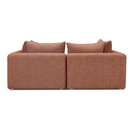 Hangover Heavy Textured Fabric Loveseat by TOV Furniture at Eve Furniture