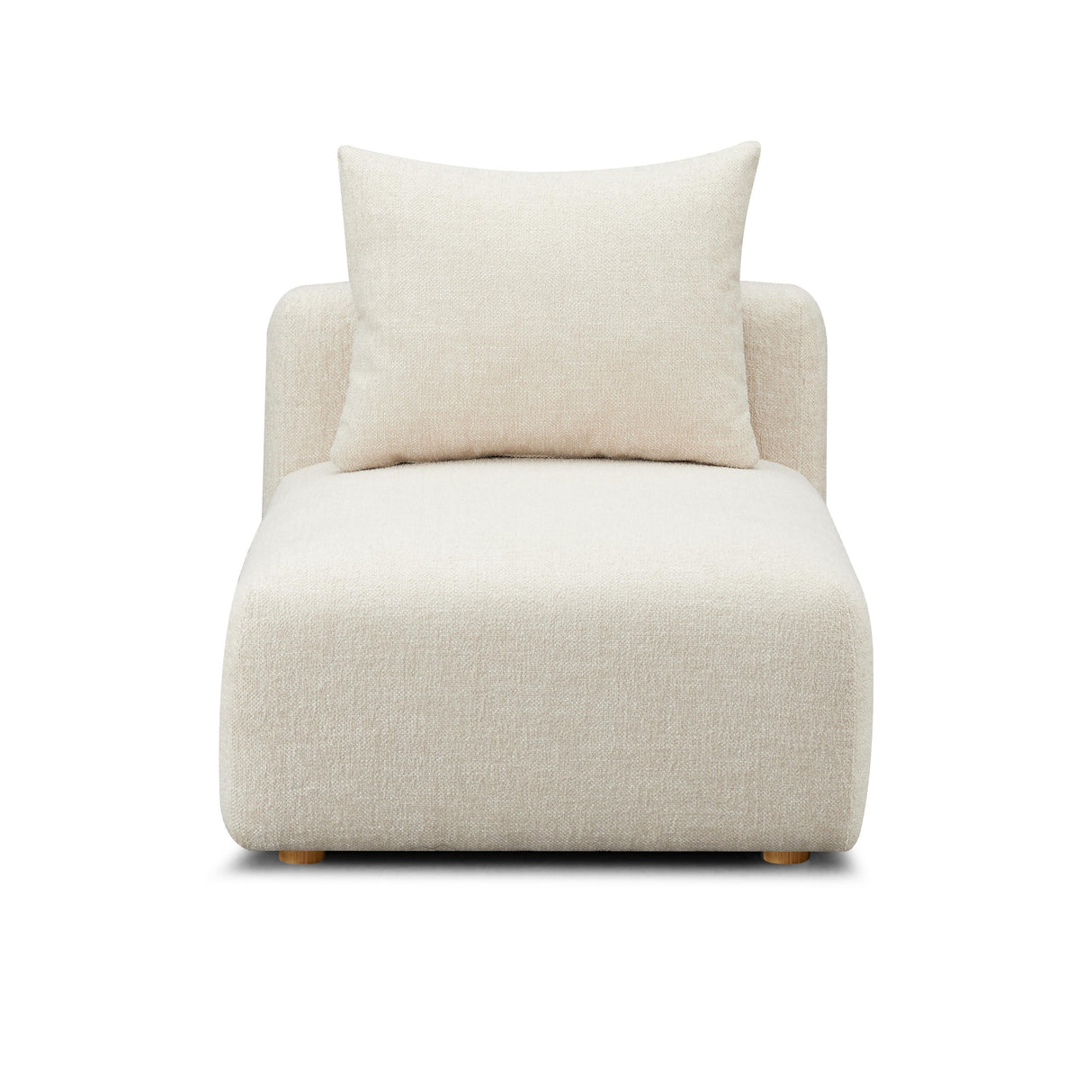 Hangover Heavy Textured Fabric Modular Armless Chair by TOV Furniture at Eve Furniture
