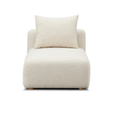 Hangover Heavy Textured Fabric Modular Armless Chair by TOV Furniture at Eve Furniture