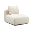 Hangover Heavy Textured Fabric Modular Armless Chair by TOV Furniture at Eve Furniture