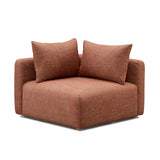 Hangover Heavy Textured Fabric Modular Corner Chair by TOV Furniture at Eve Furniture