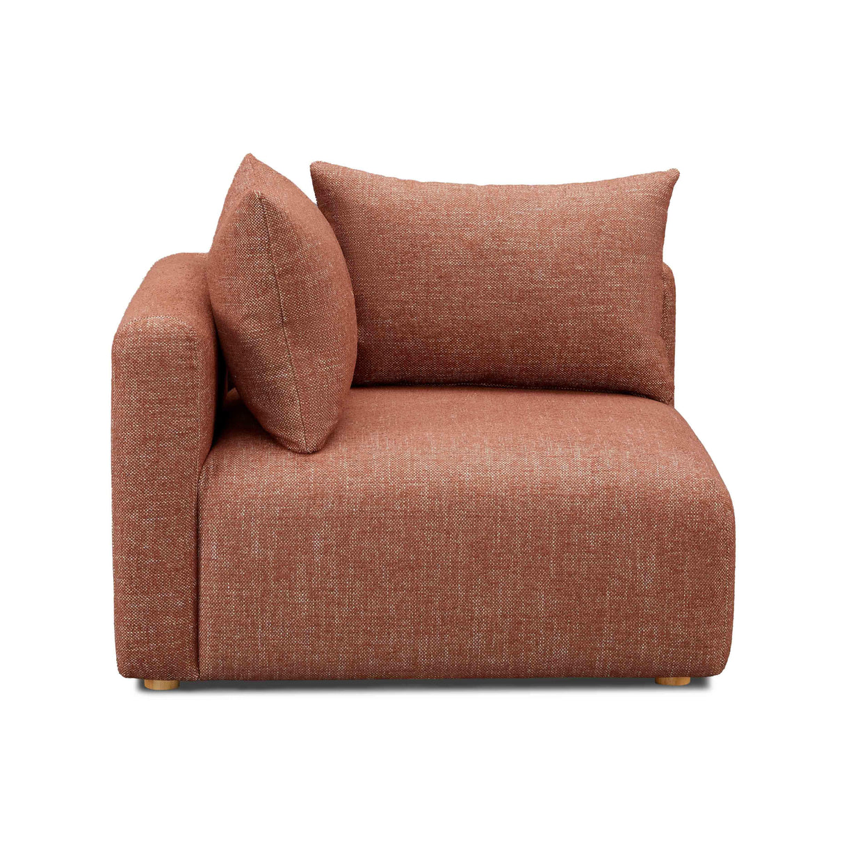 Hangover Heavy Textured Fabric Modular Corner Chair by TOV Furniture at Eve Furniture