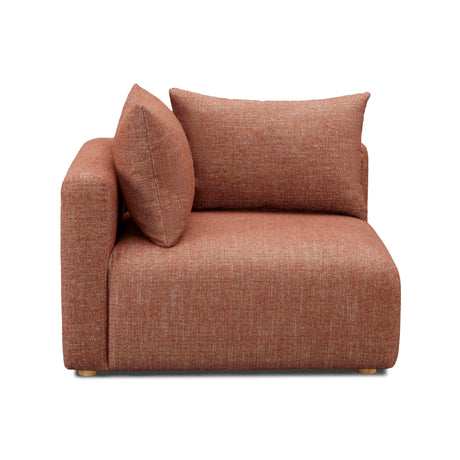 Hangover Heavy Textured Fabric Modular Corner Chair by TOV Furniture at Eve Furniture