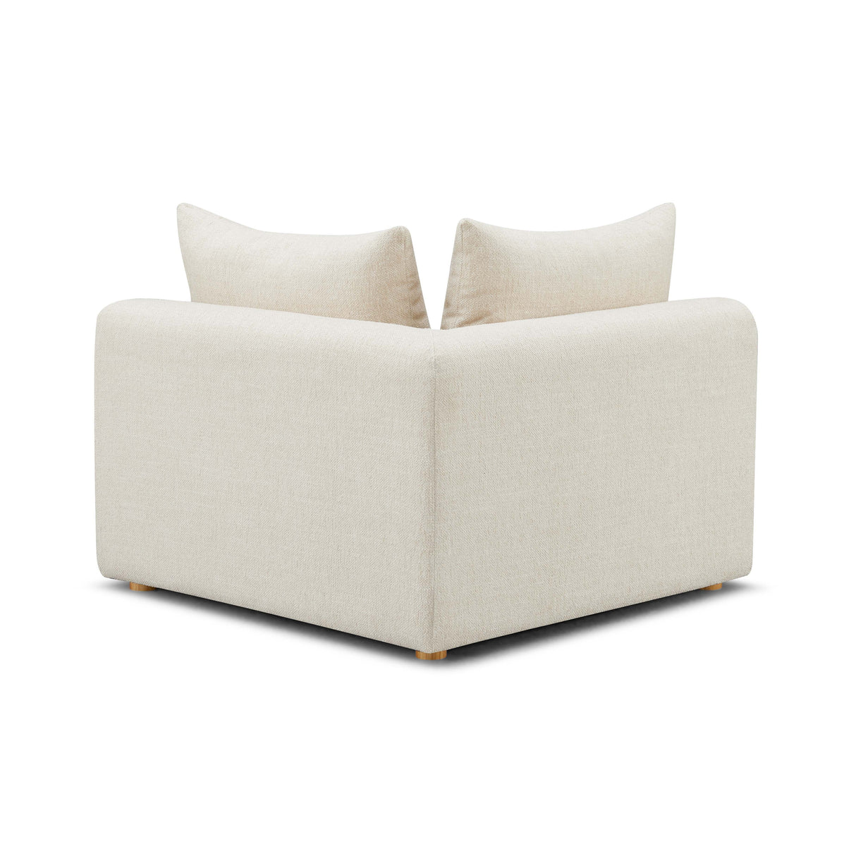 Hangover Heavy Textured Fabric Modular Corner Chair by TOV Furniture at Eve Furniture