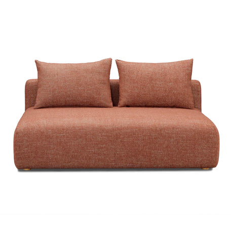 Hangover Heavy Textured Fabric Modular Loveseat by TOV Furniture at Eve Furniture