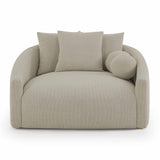 Hanim 54" Boucle Daybed by TOV Furniture at Eve Furniture