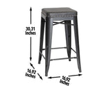 Hank 30″ Backless Bar Stool by Steve Silver at Eve Furniture