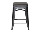Hank 24″ Backless Counter Stool by Steve Silver at Eve Furniture