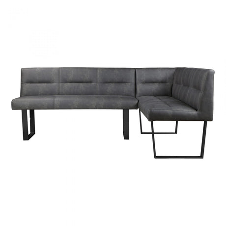 Hanlon Corner Bench Dark Grey by Moe's Home at Eve Furniture