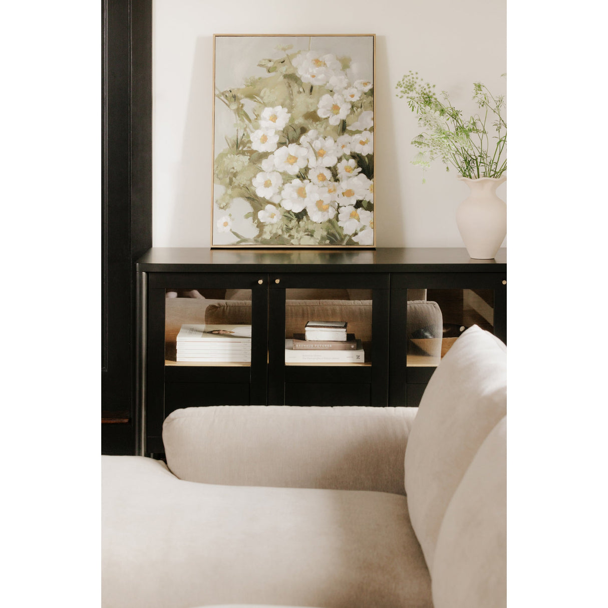 Hannah Black Sideboard by Moe's Home at Eve Furniture