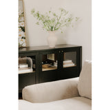 Hannah Black Sideboard by Moe's Home at Eve Furniture