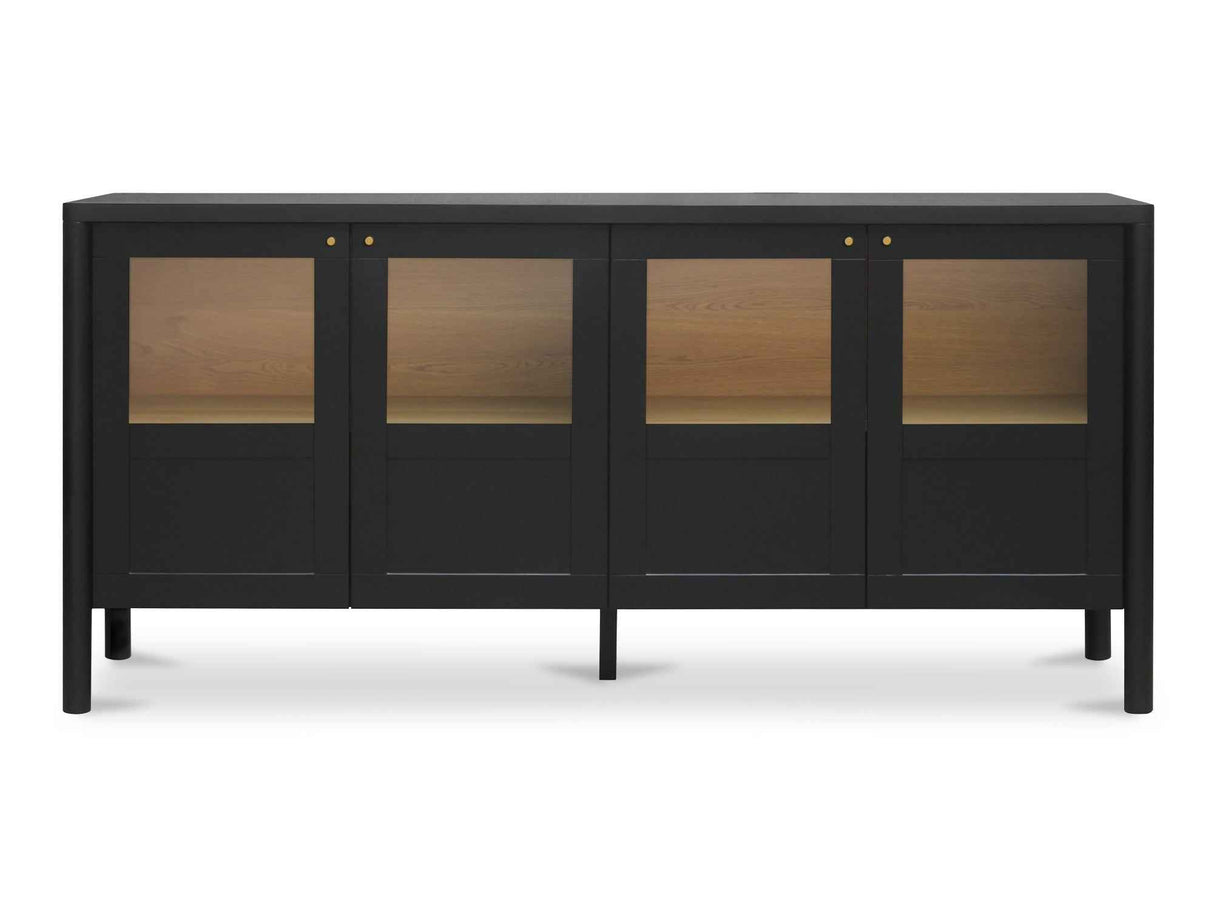 Hannah Black Sideboard by Moe's Home at Eve Furniture