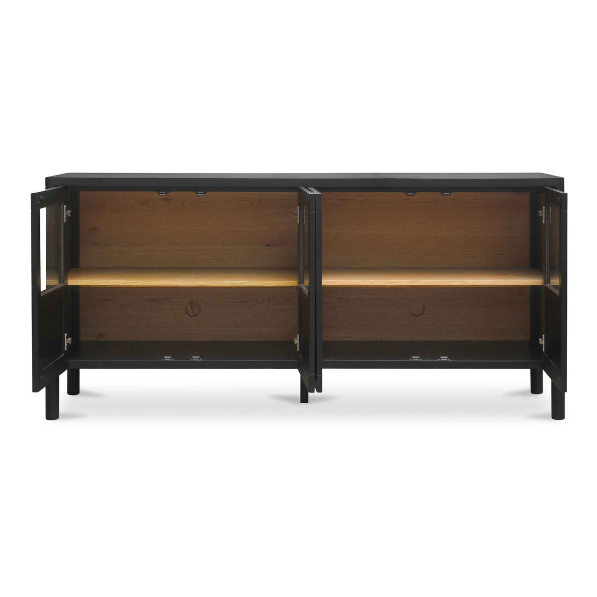 Hannah Black Sideboard by Moe's Home at Eve Furniture