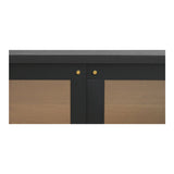 Hannah Black Sideboard by Moe's Home at Eve Furniture