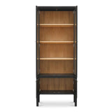 Hannah Black Tall Cabinet by Moe's Home at Eve Furniture