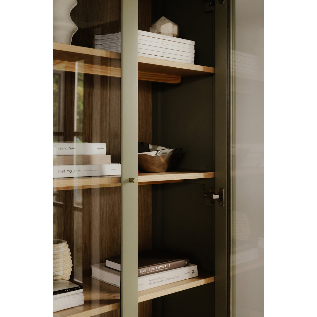 Hannah Green Tall Cabinet by Moe's Home at Eve Furniture