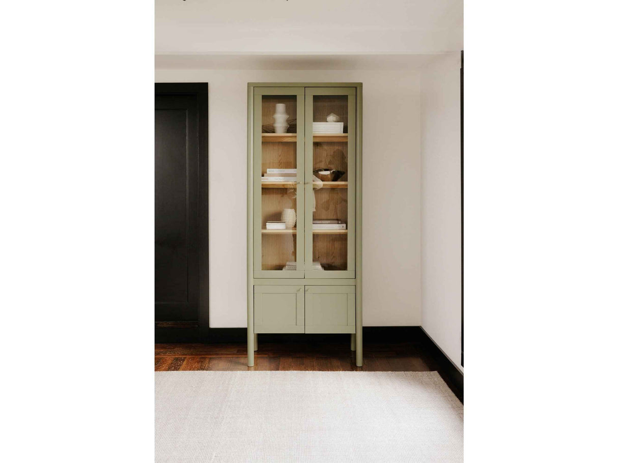 Hannah Green Tall Cabinet by Moe's Home at Eve Furniture