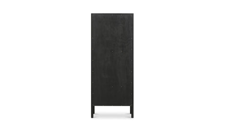 Hannah Tall Cabinet Black by Moe's Home at Eve Furniture