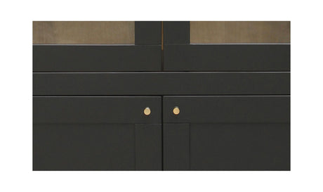 Hannah Tall Cabinet Black by Moe's Home at Eve Furniture