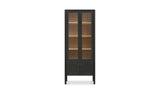 Hannah Tall Cabinet Black by Moe's Home at Eve Furniture