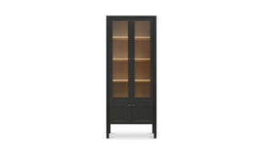 Hannah Tall Cabinet Black by Moe's Home at Eve Furniture