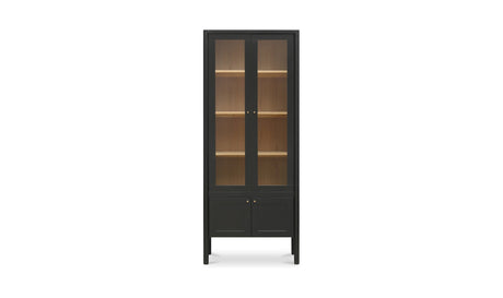 Hannah Tall Cabinet Black by Moe's Home at Eve Furniture