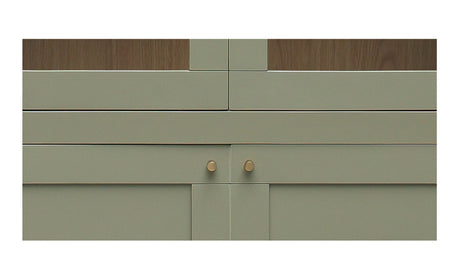 Hannah Tall Cabinet Green by Moe's Home at Eve Furniture