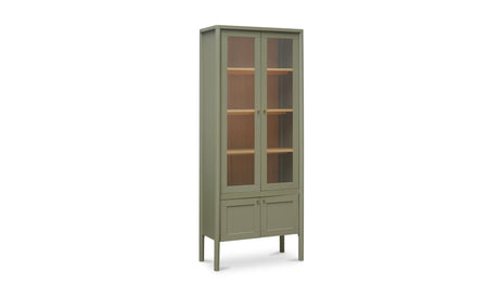 Hannah Tall Cabinet Green by Moe's Home at Eve Furniture