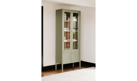 Hannah Tall Cabinet Green by Moe's Home at Eve Furniture