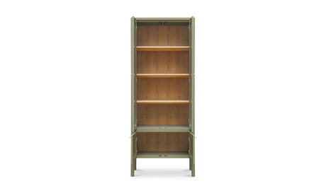 Hannah Tall Cabinet Green by Moe's Home at Eve Furniture