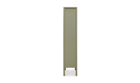 Hannah Tall Cabinet Green by Moe's Home at Eve Furniture