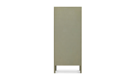 Hannah Tall Cabinet Green by Moe's Home at Eve Furniture