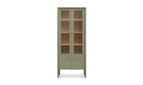 Hannah Tall Cabinet Green by Moe's Home at Eve Furniture