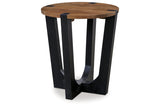 Hanneforth Brown/Black Coffee Table and 2 End Tables by Ashley at Eve Furniture