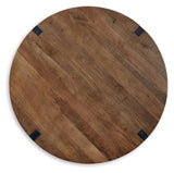 Hanneforth Brown/Black Coffee Table by Ashley at Eve Furniture