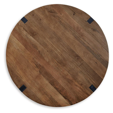 Hanneforth Brown/Black Coffee Table by Ashley at Eve Furniture