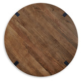 Hanneforth Coffee Table with 1 End Table in Brown/Black by Ashley at Eve Furniture