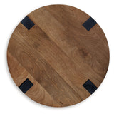 Hanneforth Coffee Table with 1 End Table in Brown/Black by Ashley at Eve Furniture