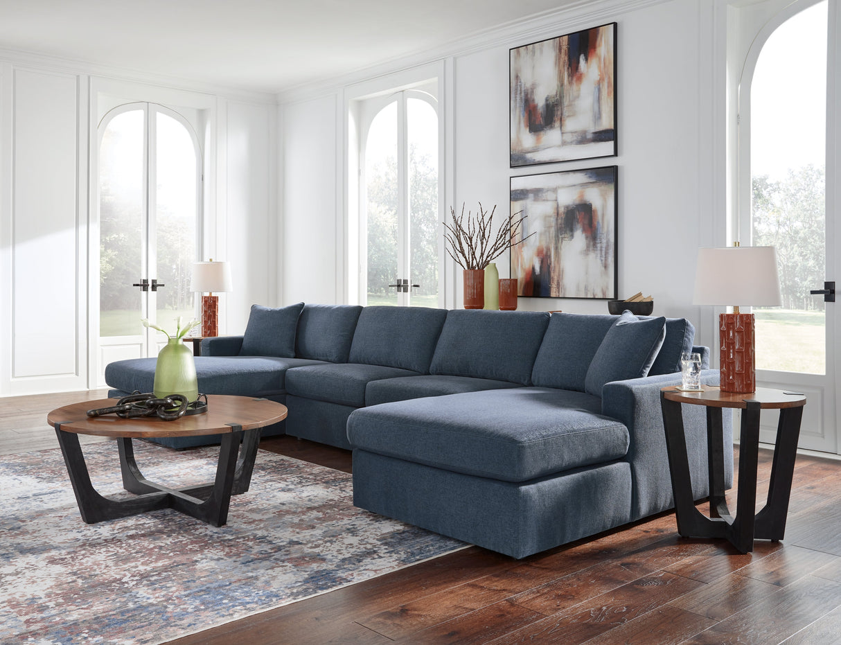 Hanneforth Coffee Table with 1 End Table in Brown/Black by Ashley at Eve Furniture