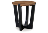 Hanneforth Coffee Table with 2 End Tables in Brown/Black by Ashley at Eve Furniture