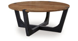Hanneforth Coffee Table with 2 End Tables in Brown/Black by Ashley at Eve Furniture