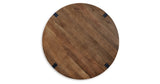 Hanneforth Coffee Table with 2 End Tables in Brown/Black by Ashley at Eve Furniture