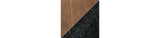 Hanneforth Coffee Table with 2 End Tables in Brown/Black by Ashley at Eve Furniture