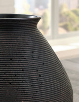 Hannela Antique Brown Vase by ASHLEY FURNITURE at Eve Furniture